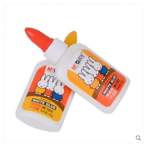 晨光白胶手工制作专用可水洗diy速干小瓶儿童学生白乳胶胶水f7201 2瓶